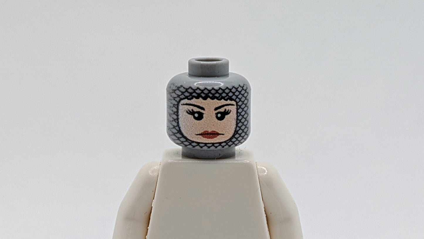 Chainmail Coif Head by Saber - Scorpion's Lair - RPGminifigs