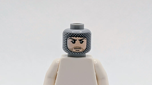 Chainmail Coif Head by Saber - Scorpion's Lair - RPGminifigs
