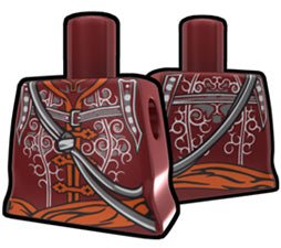 Assassin Suit Curved Torso from Arealight - RPGminifigs