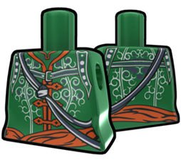 Assassin Suit Curved Torso from Arealight - RPGminifigs