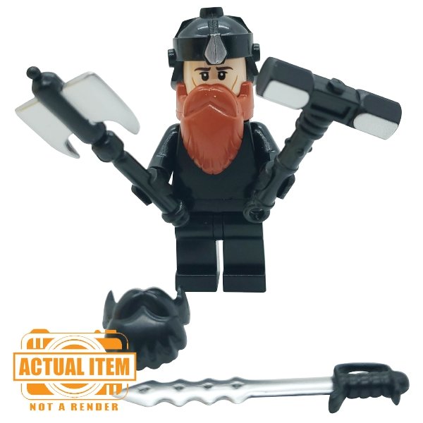 Dwarf Warrior Pack by Brick Forge - RPGminifigs